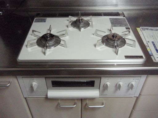 リンナイ ガスコンロ交換（RB38W6K8SWRブラン） | レンジフード・食洗  