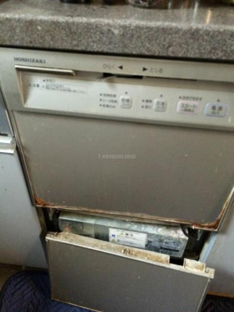 ホシザキ食器洗浄機BJW-12A-Sからリンナイ食器洗乾燥機RKW-402GP-STへ