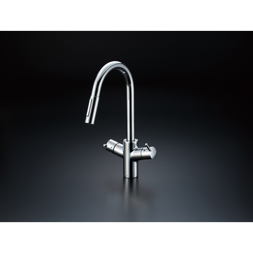 メイスイ ビルトイン浄水器専用水栓（カートリッジ付）　【Ge-1Z-FHGS-レッドゴールド】