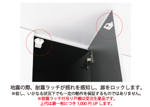 耐震ラッチ