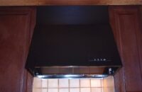 渡辺製作所 レンジフード WAS-60Aブラック 交換工事