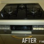 リンナイ レンジフード USR-3A-AP751L SI-1 / ハーマン ビルトインコンロ DW32K3JTSSV 交換工事