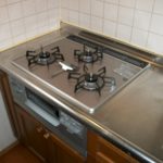 リンナイ レンジフード  USR-3A-752L / リンナイ　ガスコンロ RB31AW13A16R-VW 設置工事