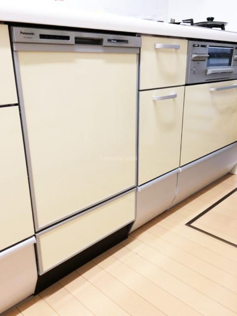 クリナップクリンレディにパナソニックビルトイン食洗機 NP-45MD8Sの取り付け-茨城県取手市井野 | レンジフード・食洗機・給湯器・浴室