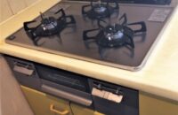 ハーマンビルトインコンロからノーリツビルトインコンロN3WQ6RWTSKSIへ交換工事-ヴィルヌーブ南越谷埼玉県越谷市