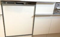LIXILシステムキッチンにパナソニック食洗機NP-45MD9Sの新規設置-神奈川県横浜市