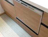 LIXILシステムキッチンにパナソニック食洗機NP-60MS8Sの新規設置-神奈川県川崎市