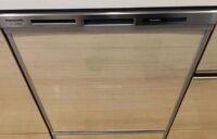 クリナップステンレスシステムキッチンSSにリンナイ食洗機RSW-F402CA-SVの新規設置-茨城県古河市