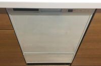 EIDAIシステムキッチンにリンナイ食洗機RSW-F402CA-SVの新規設置-埼玉県北本市