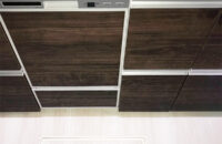 ファーストプラスシステムキッチンにリンナイ食洗機RSW-F402CA-SVの新規設置-茨城県日立市