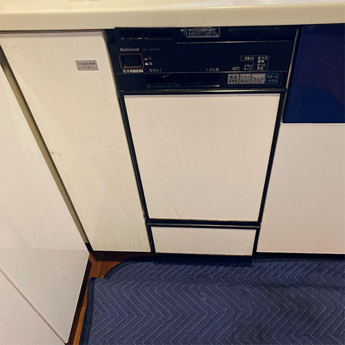 NP-U30A1P1からIDW-BMF301-Bへ食洗機交換|東村山市 パークハウスワンズタワー 施工事例