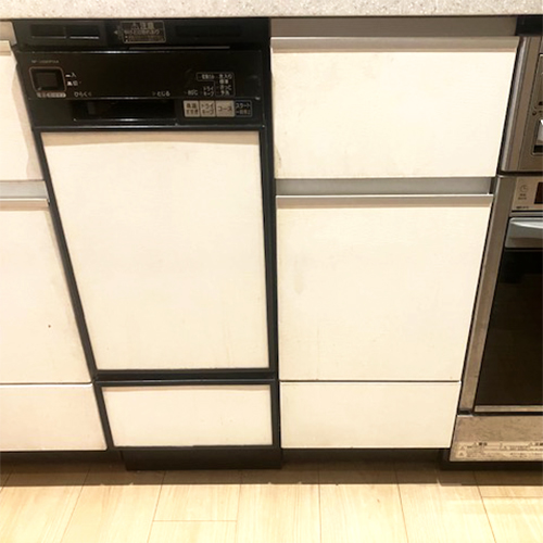 幅30cm食洗機からNP-45BD1Wへ交換工事|ザ・ライオンズ上野の森 文京区 施工事例