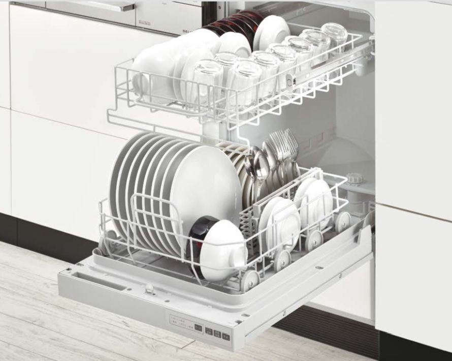 食器洗い乾燥機 RSW-F402C-B フロントオープン ビルトイン食洗機 リンナイ - 1